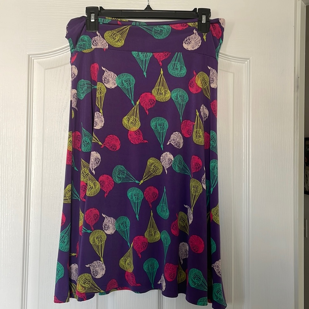 LuLaRoe L Azure skirt